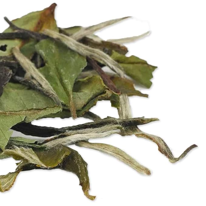 TIAN HU SHAN Premium White Tea Loose Leaf, Original Bai Mu Dan with a Light & Fresh Delicate