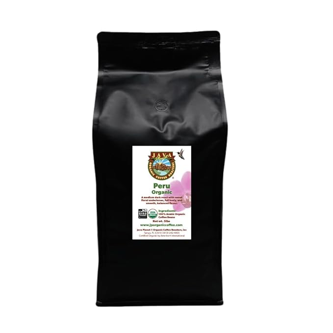 Low Acid Organic Coffee ??Whole Bean, Mold-Free & Stomach Friendly by Java Planet, Peruvian Single