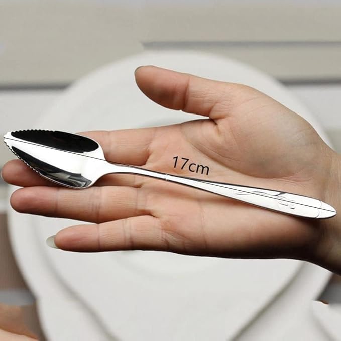 Silver Grapefruit Spoons, Stainless Steel Grapefruit Spoon, Grapefruit Spoon For Cirtrus Fruits