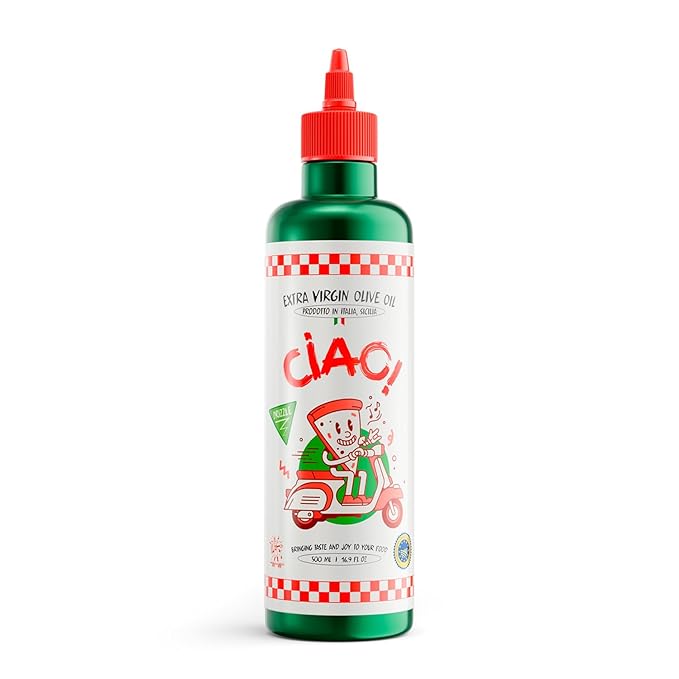 CIAO Sicilian Extra Virgin Olive Oil ??First Cold-Pressed, High Polyphenol, Organic, Authentic