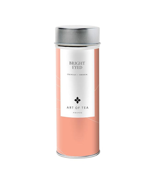 Art of Tea | Bright Eyed 4oz - Caffeine Free Turmeric Ginger Tea | Wellness Loose Leaf Artisan Tea