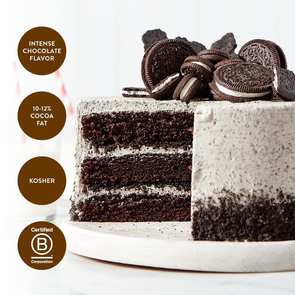 King Arthur Black Cocoa Powder, Dutch Processed Cocoa for Baking, Intense Dark Chocolate Flavor