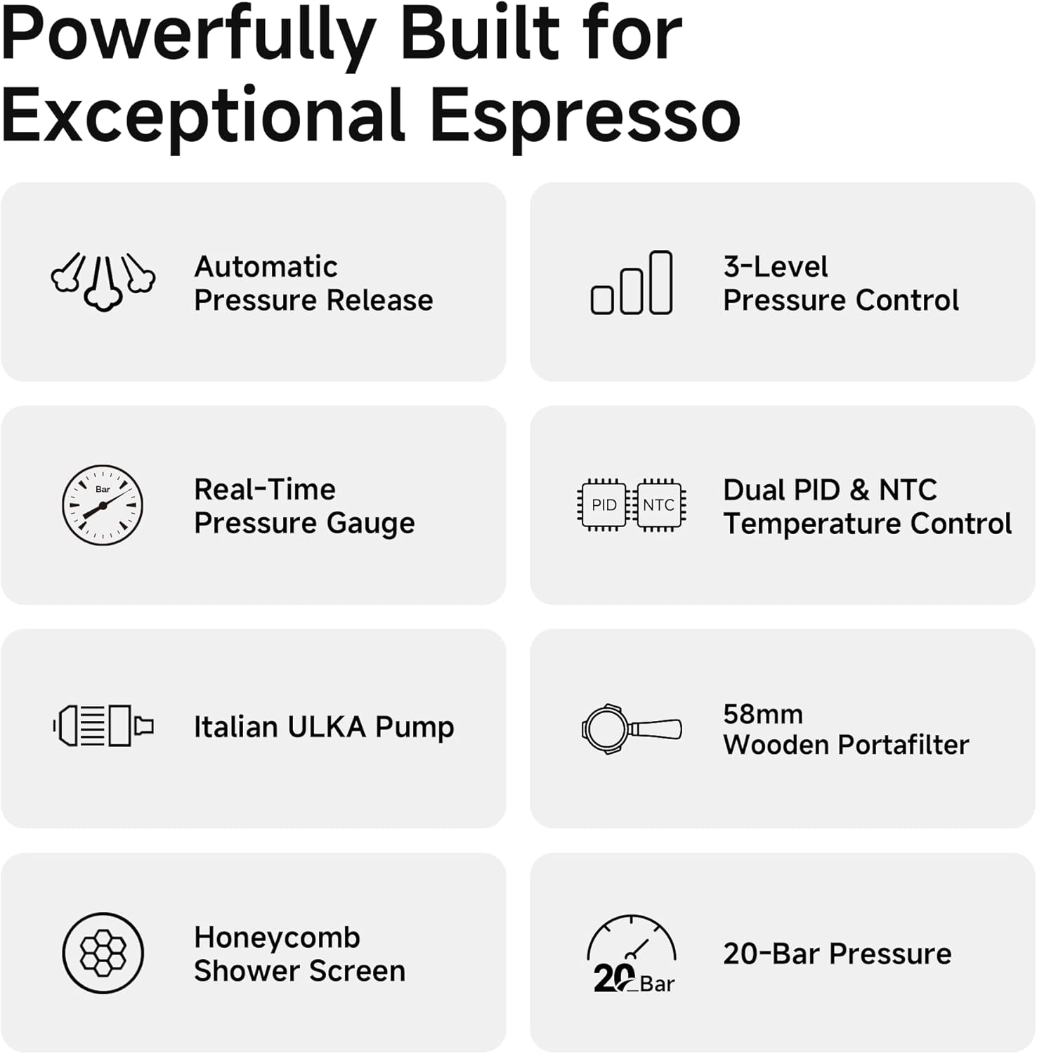 HiBREW H10Plus Programmable Espresso Machine, 20 Bar