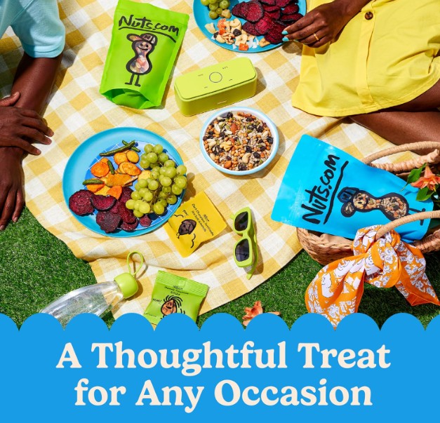 Nuts.com - Nuts and Dried Fruits Snack Box – Gourmet Mix Assortment for Festive Gifts – Package