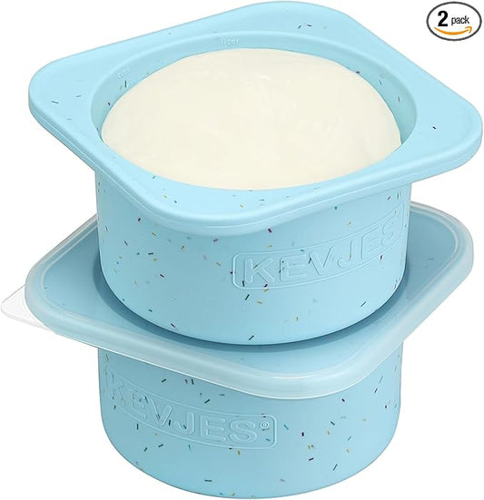1000ml PLUS Pizza Sourdough Proofing Containers with Air-tight Lids for DIY family Artisan