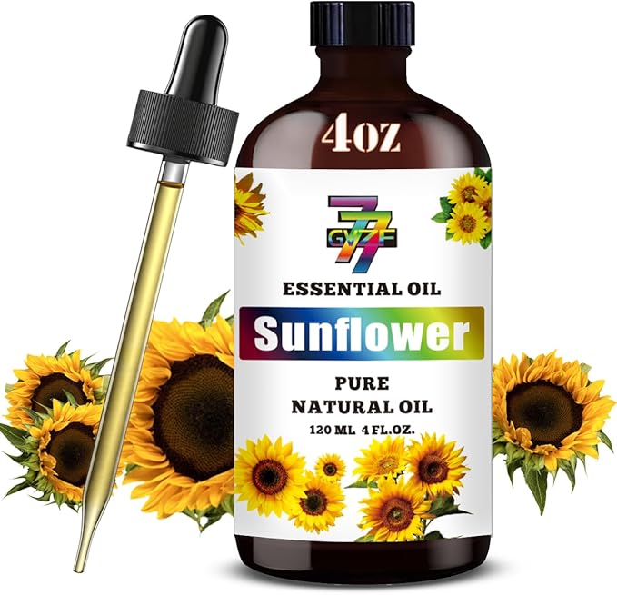 Sunflower Essential Oil (4 oz/120 ml) ??Sunflower Oils for Aromatherapy, diffusers, humidifiers