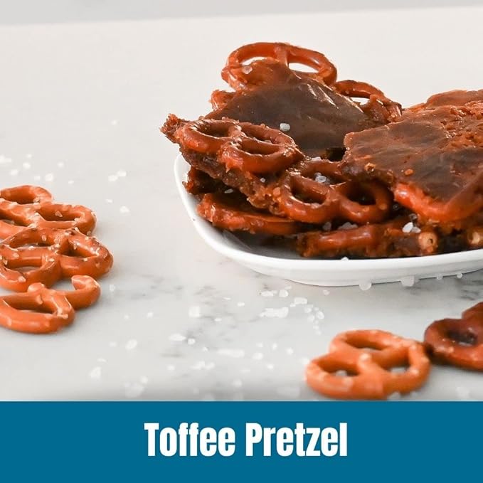 Door County Coffee Toffee Pretzel Flavored Ground Coffee - 10 oz Bag - Medium Roast - 100%