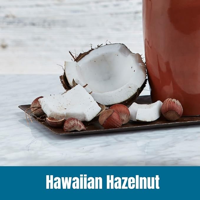 Door County Coffee Hawaiian Hazelnut Flavored -10oz Bag - Ground Medium Roast - 100% Arabica
