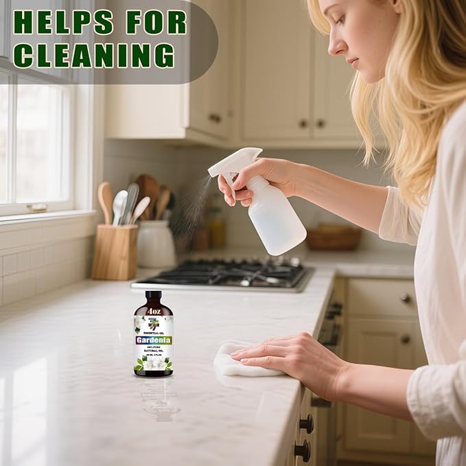 Gardenia Essential Oil (4 oz/120 ml) ??Gardenia Oils for Aromatherapy, diffusers, humidifiers, Home