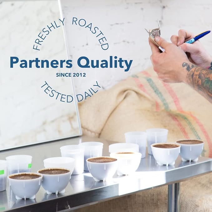 PARTNERS COFFEE ROASTERS - Whole Bean Coffee (El Ramo - Colombian, Light Roast) 12oz - Sweet