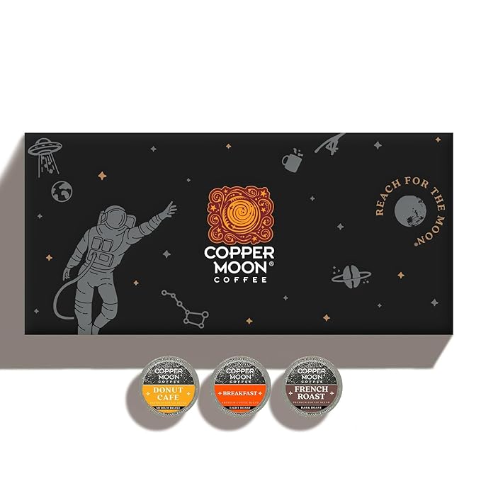Copper Moon Single Serve Coffee Pods For Keurig K-Cup Brewers, Flavored Variety Pack (Breakfast