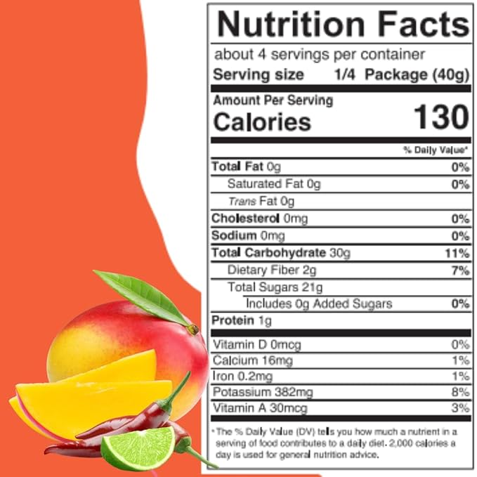 SOL SIMPLE Regenerative Organic Certified ® | Dried Chili Mango | Three Ingredients | Vegan |