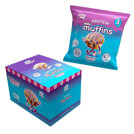 Prime Bites Minis | Protein Mini Muffins from Alpha Prime Supplements | High Protein, Collagen
