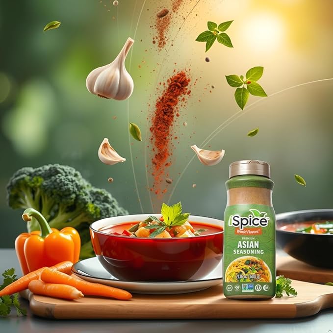 iSpice Blend | Asian Seasoning | 21.16 | Mixed Spice & Seasoning | Bulk Size | Halal | Kosher