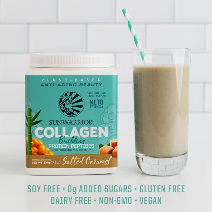 Vegan Collagen Protein Powder for Women Silica Plant Based Collagen Powder with Vegan Hair Skin and