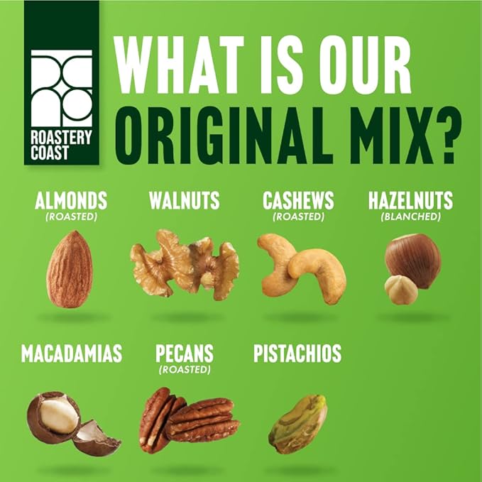 Roastery Coast - Daily Nuts Healthy Mix Bulk | Nuts Snack Mix | Deluxe assorted snack | nut snacks