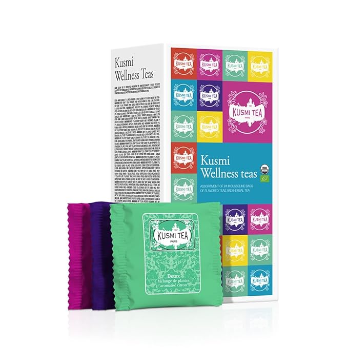 Kusmi Tea - Organic Tea Gift Set - Sampler Assortment Variety Box - Gift Idea for Men and Women