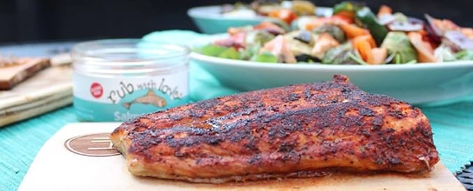 Rub with Love, Everyday Meat Rubs and Seasonings Gift Set (3 Jars) Grilling and BBQ Spices for