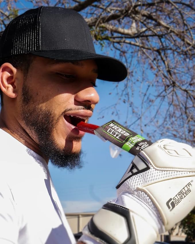 Wicked Cutz Volcanic Jalapeno Spicy Beef Sticks, Tender, Flavorful, Extra Large, Hot Beef Jerky