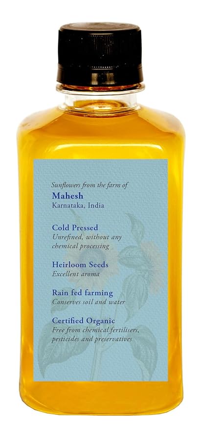 DAANA Sunflower Oil for Skin: Certified USDA Organic, Extra Virgin, Cold Pressed (12 fl oz)