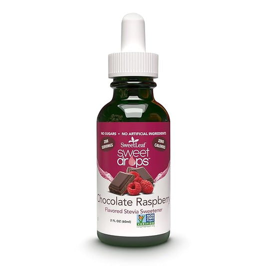 SweetLeaf Sweet Drops - Flavored Stevia Liquid Sweetener, Organic Stevia Extract, Zero Calories