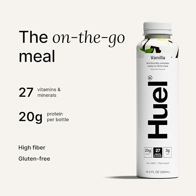 Huel Ready-to-Drink | Vanilla Meal Replacement Drink | High Protein Drink | Nutritionally Complete