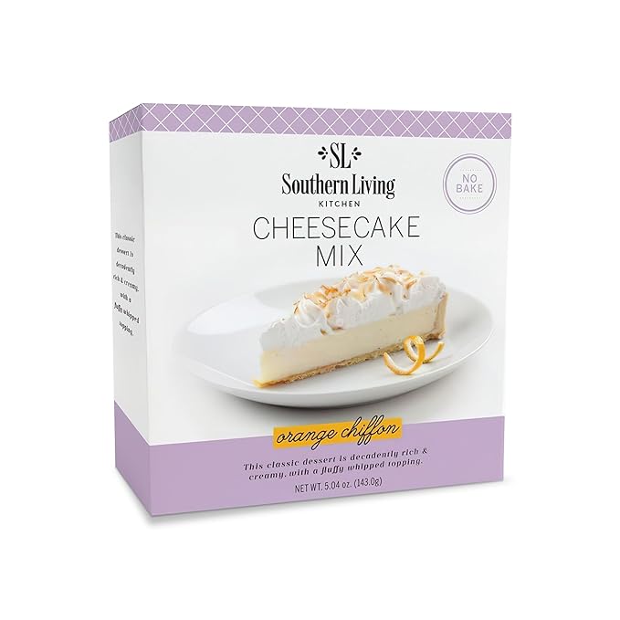 Gourmet Cheesecake Mix, No Bake Cheesecake Cake Mix, Orange Chiffon Cheesecake by Southern Living