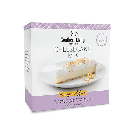 Gourmet Cheesecake Mix, No Bake Cheesecake Cake Mix, Orange Chiffon Cheesecake by Southern Living