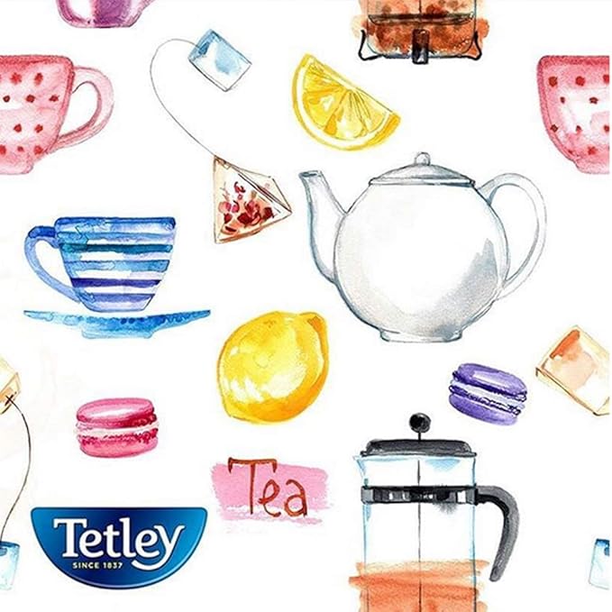 Tetley Natural Decaf Green Tea, Decaffinated Tea, 72 Teabags (Pack of 6), Rainforest Alliance