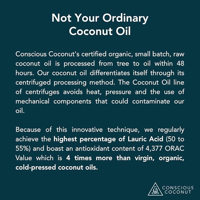 Conscious Coconut Travel-Ready Tube (3.4 oz) - Certified Organic & Fair Trade Coconut Oil for Skin