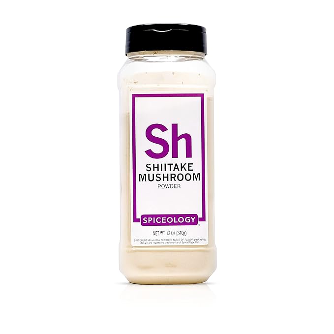 Spiceology - Shiitake Mushroom Powder - Mushroom Powder For Cooking - Dried Ground Shiitake