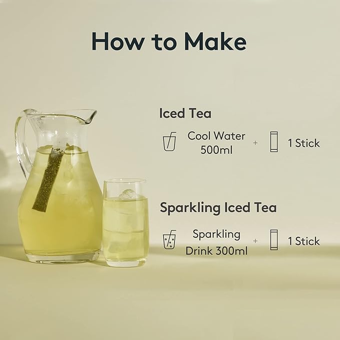 OSULLOC Cold Green Tea, Stick-Type in Pouch Package, Premium Organic Pure Tea from Jeju, 20 count
