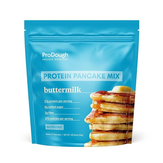 ProDough Shop Buttermilk Pancake and Waffle Mix - Gluten Free, Low Carb, High Protein Pancake Mix