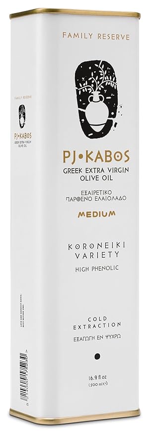 P.J. KABOS 2024/25 Harvest, High Phenolic (450+mg/kg), Premium Greek Extra Virgin Olive Oil