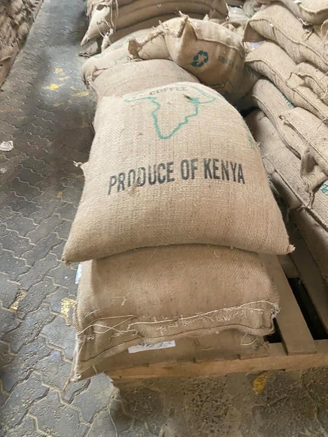 Kenya AA Grade Roasted Arabica Coffee Beans from Kenyan Highlands - 100% Pure Arabica Coffee