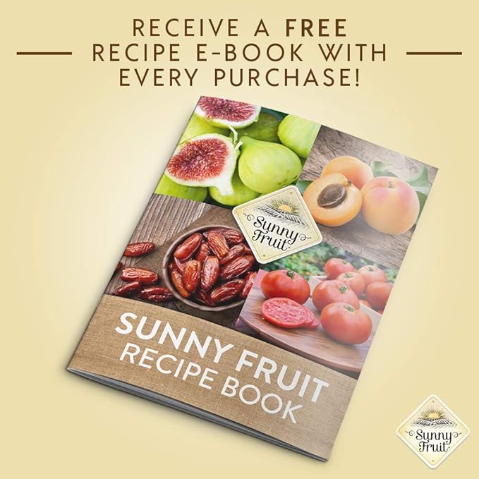 Sunny Fruit Organic Dried Fruit Assortment - Prunes, Figs & Apricots Variety, 3 Bags (15 Individual