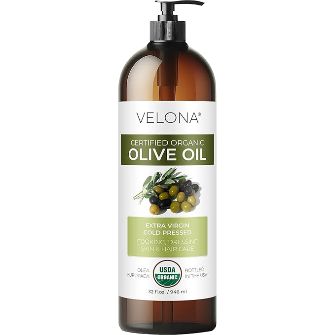 Olive Oil Extra Virgin Organic UNREFINED Cold Pressed VELONA (32oz)