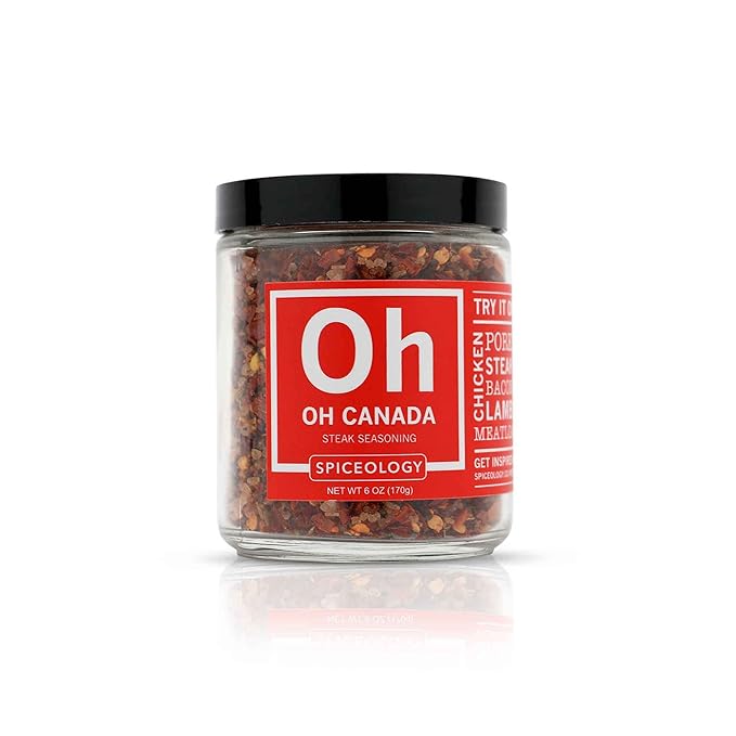 Spiceology - Oh Canada Steak Seasoning - All-Purpose BBQ Rubs, Spice Blends and Seasonings - Use
