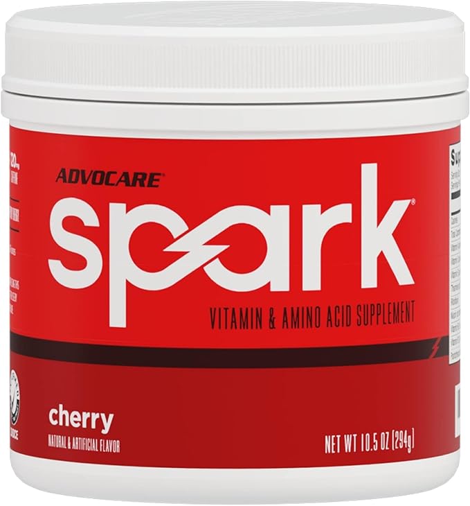AdvoCare Spark Vitamin & Amino Acid Supplement - Focus & Energy Drink Powder Mix with Vitamin A