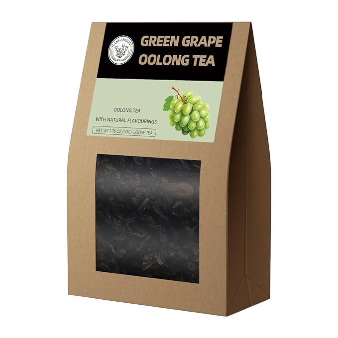 HANFANGLING Green Grape Oolong Tea - Premium Loose Leaf Tea with Natural Green Grape Flavor, 100%