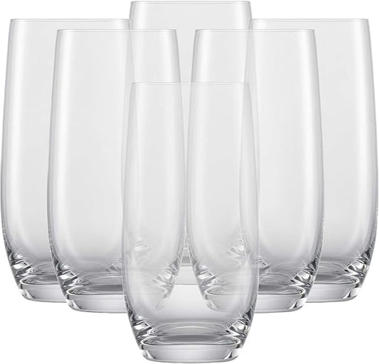 SCHOTT ZWIESEL Banquet Iced Beverage Cocktail Glass (Set of 6), Bar Glasses for Long Drinks