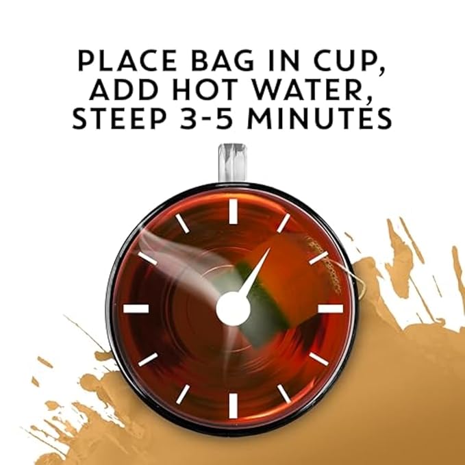 TAZO Tea Bags, Regenerative Organic: Refresh Mint Herbal, Zen Green, Green Ginger, Chai Black