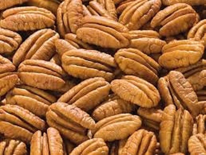 Whole, Shelled & Dry Roasted Georgia Pecans With Himalayan Salt (1 Lb.) - Small Batch Roasted