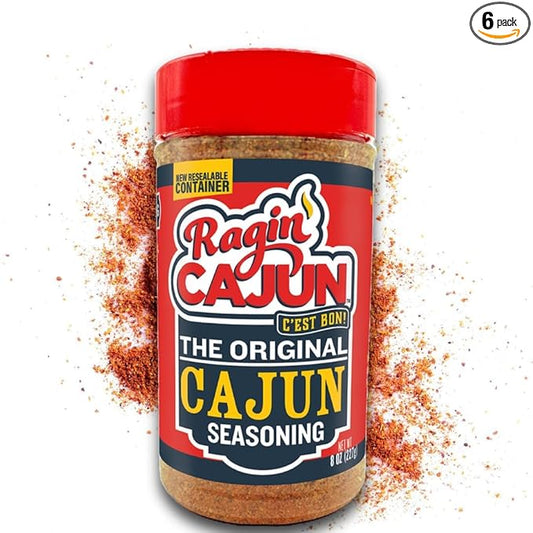All Purpose Original Cajun Seasoning 8 oz Ragin' Cajun (Pack of 6)
