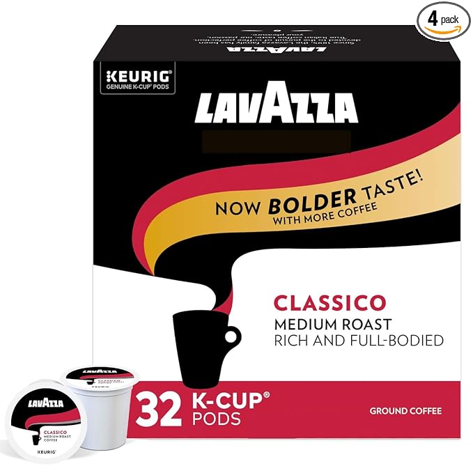 Lavazza Classico Single-Serve Coffee K-Cup® Pods for Keurig® Brewer, Medium Roast, Caps Classico