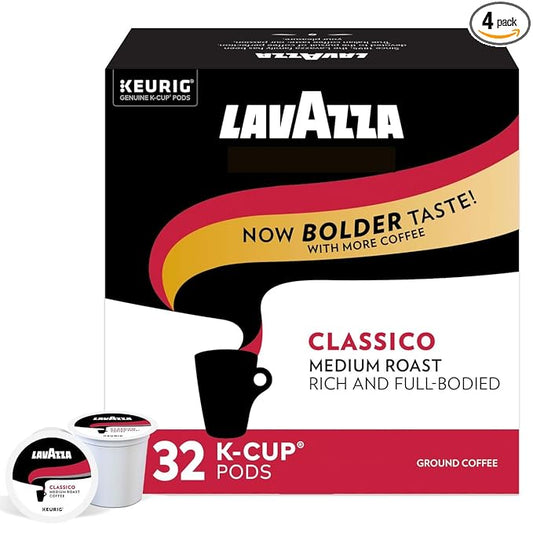 Lavazza Classico Single-Serve Coffee K-Cup® Pods for Keurig® Brewer, Medium Roast, Caps Classico