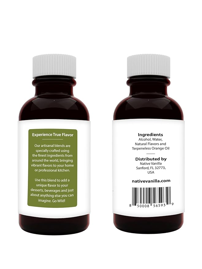 Native Vanilla - Pistachio Flavor - 4 Fl Oz - Pure Flavors and Extracts - Perfect for Cooking