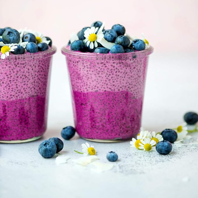 Suncore Foods Organic Indigo Blueberry Powder, Purple Food Coloring Powder, Gluten-Free, Non-GMO