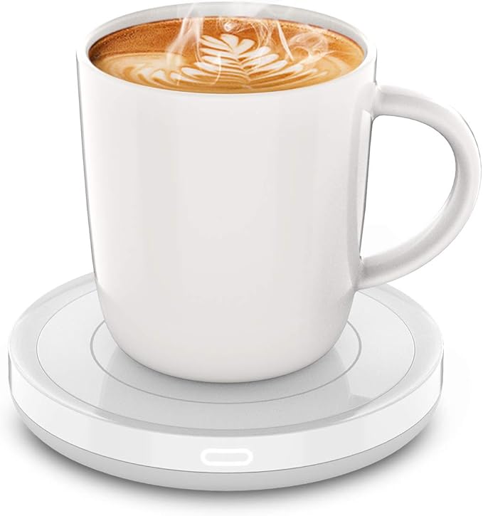 BESTINNKITS Smart Coffee Set Auto On/Off Gravity-Induction Mug Office Desk Use, Candle Wax Cup