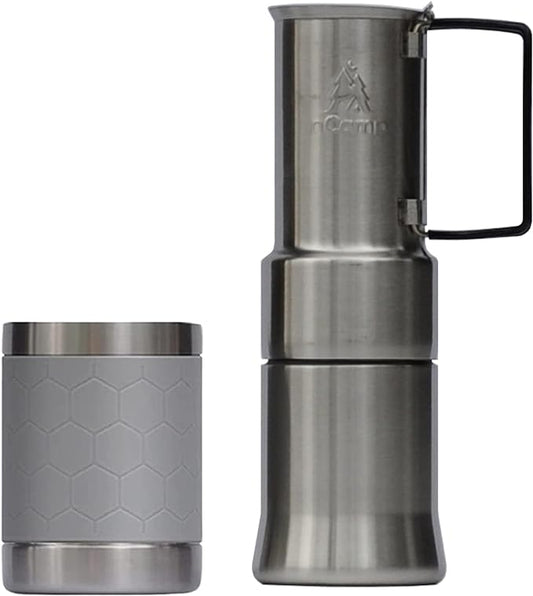 nCamp - Café, Portable Coffee Maker, Portable Espresso Machine, Compact Camping Coffee Maker